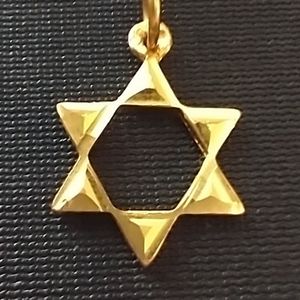 14k star of David pendant